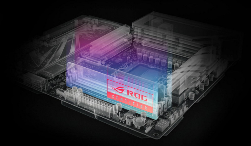 Asus confirmed compatibility of 17 DDR5 modules with ROG motherboards.