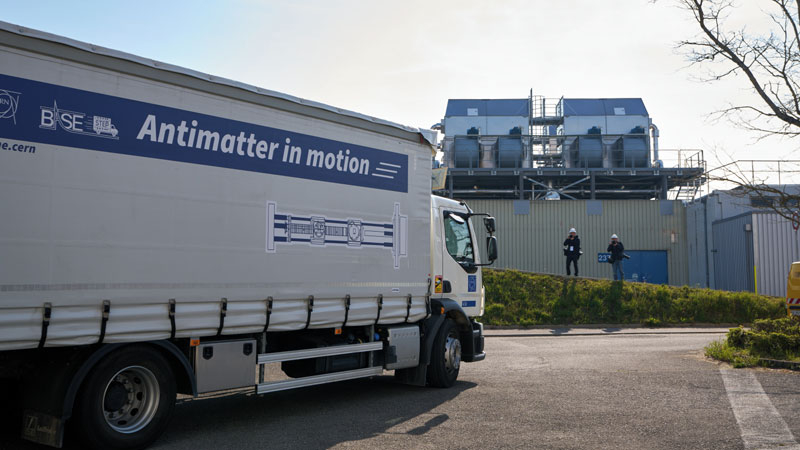 CERN delivered antimatter by road for the first time.