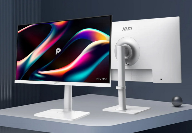 MSI unveiled the new 27-inch Pro Max 271QPHW E14 monitor: circular polarization, QHD resolution, and a 144 Hz refresh rate
