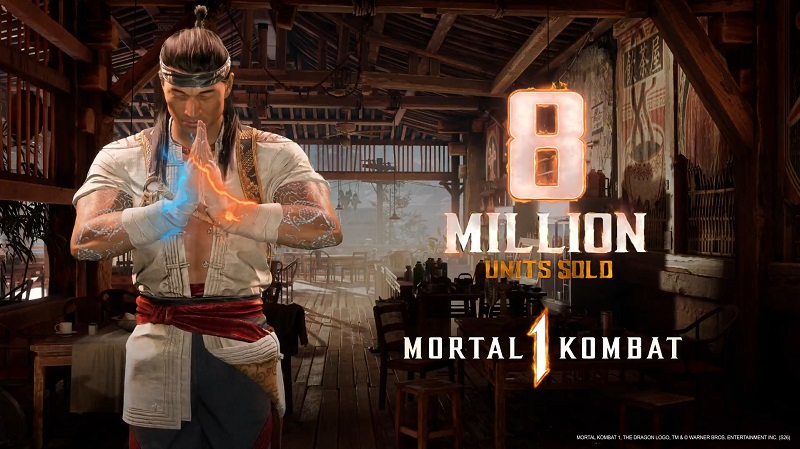 Sales of Mortal Kombat 1 exceeded 8 million copies, but the record for the preceding game remains out of reach.