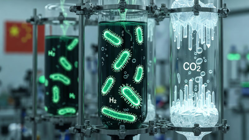 Chinese simultaneously produce hydrogen from waste and sewage while absorbing CO₂.
