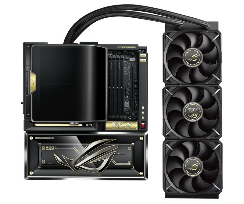 Asus integrated a massive OLED display and a 360‑mm SJO into its premium ROG Crosshair X870E Edition 20 motherboard.