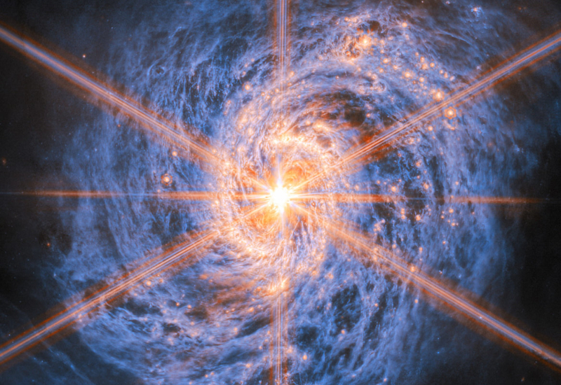 The James Webb telescope discovered the galaxy “Squid” with an astonishingly bright core in the constellation of China.