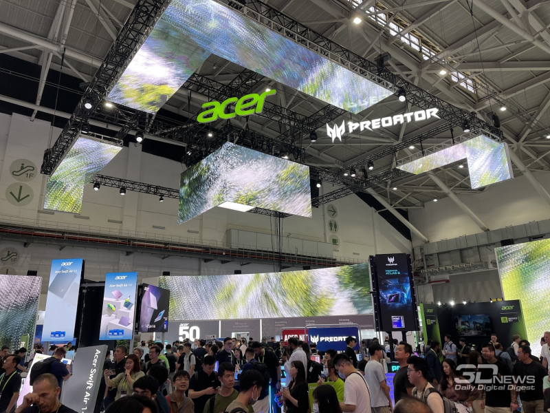 Report from the Acer exhibition at Computex 2026: five decades of innovation, smart glasses, gaming consoles, and gadgets of the future