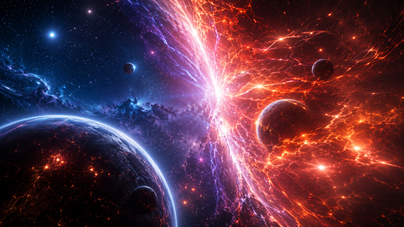 Chinese scientists first demonstrated the process of universe destruction in a "false vacuum" model.