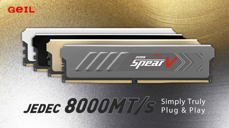 GEIL introduced DDR5 modules with a throughput of 8000 MT/s in normal mode