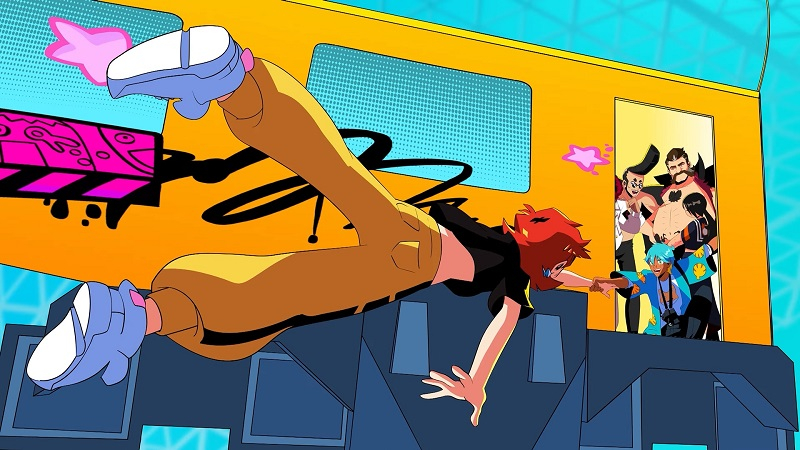 The release has been postponed: “Denshattack” – a strange platformer about a gravity‑free train – will not appear on June 17.