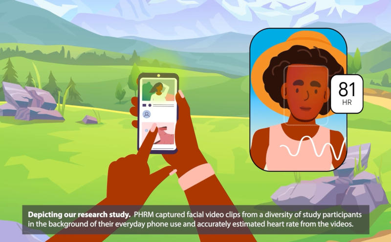 Google trained phones to measure heart rate using the front camera.