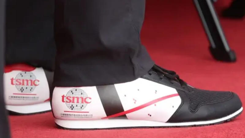 TSMC introduced its own branded sneakers and rice cooker, but limited the release to only its company.