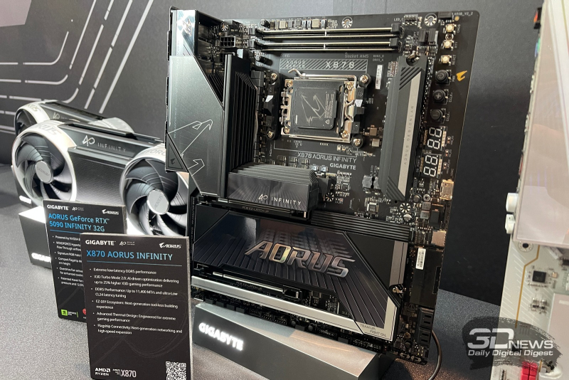 Gigabyte launched the X870E Aorus Infinity Next boards with unique porous radiators and the X870 Aorus Infinity, aimed at accelerating memory performance