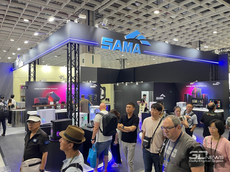 SAMA at Computex 2026: unconventional chassis, dual-screen cooling systems, and new power supply units