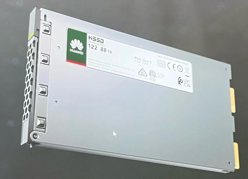 Huawei has developed a method to produce 122 TB SSDs without using high‑technology flash memory
