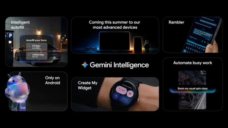 Google Gemini Intelligence will be available only on a limited number of powerful Android smartphones
