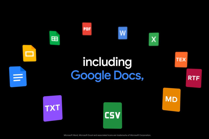 Google Gemini can now create Word, Excel, and other types of files with a simple request