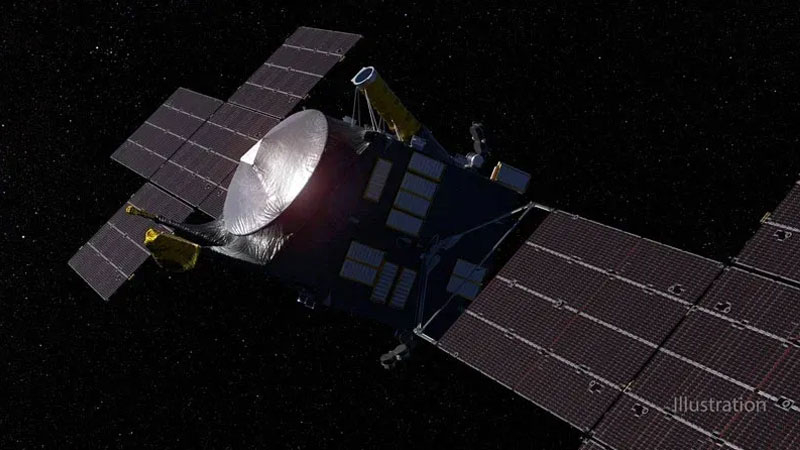 The NASA station Psyche is heading to Mars to prepare for the final jump to its target asteroid, which is valued at quadrillions of dollars
