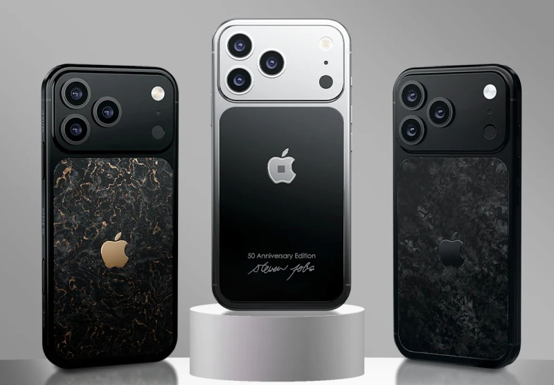 Caviar launched an exclusive iPhone 17 for Apple's 50th anniversary, even with a Steve Jobs “diver” in the package.