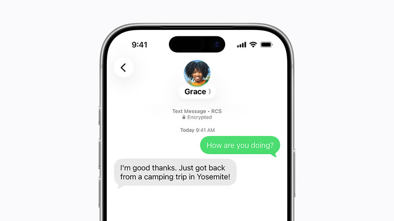 In iOS 26.5 end-to-end encryption for cross-platform RCS messages is enabled