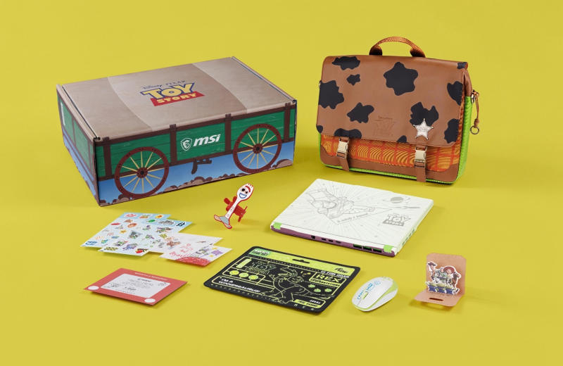 MSI released laptops inspired by "Toy Story" and Van Gogh paintings