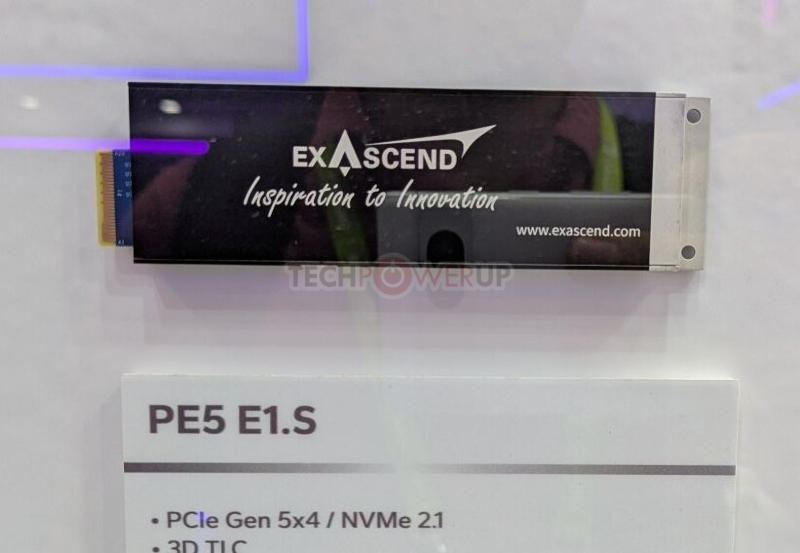 Exascend unveiled the first SSDs built on the NVMe 2.1 protocol.